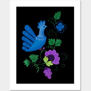 uncommon peacock design Posters and Art